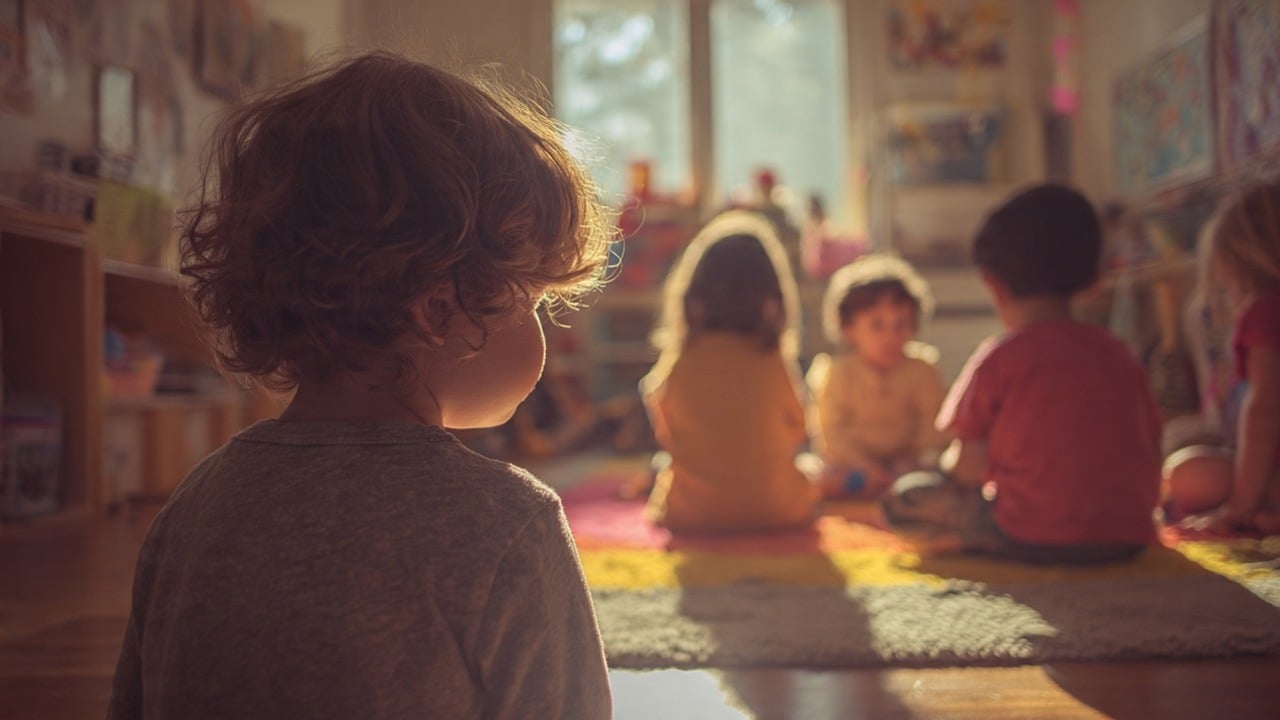 Little Cedars toddler room children playing